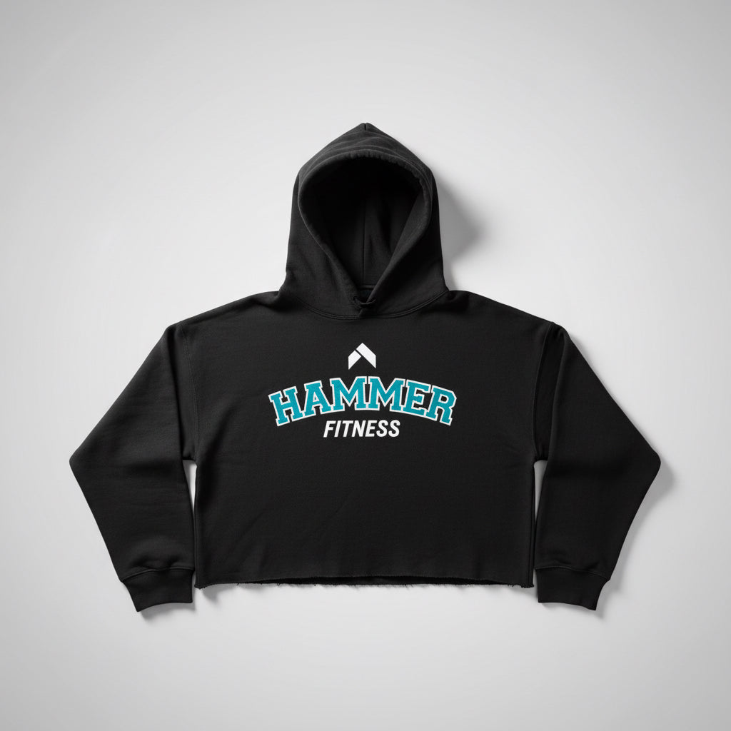 Hammer Fitness Varsity Crop Hoodie